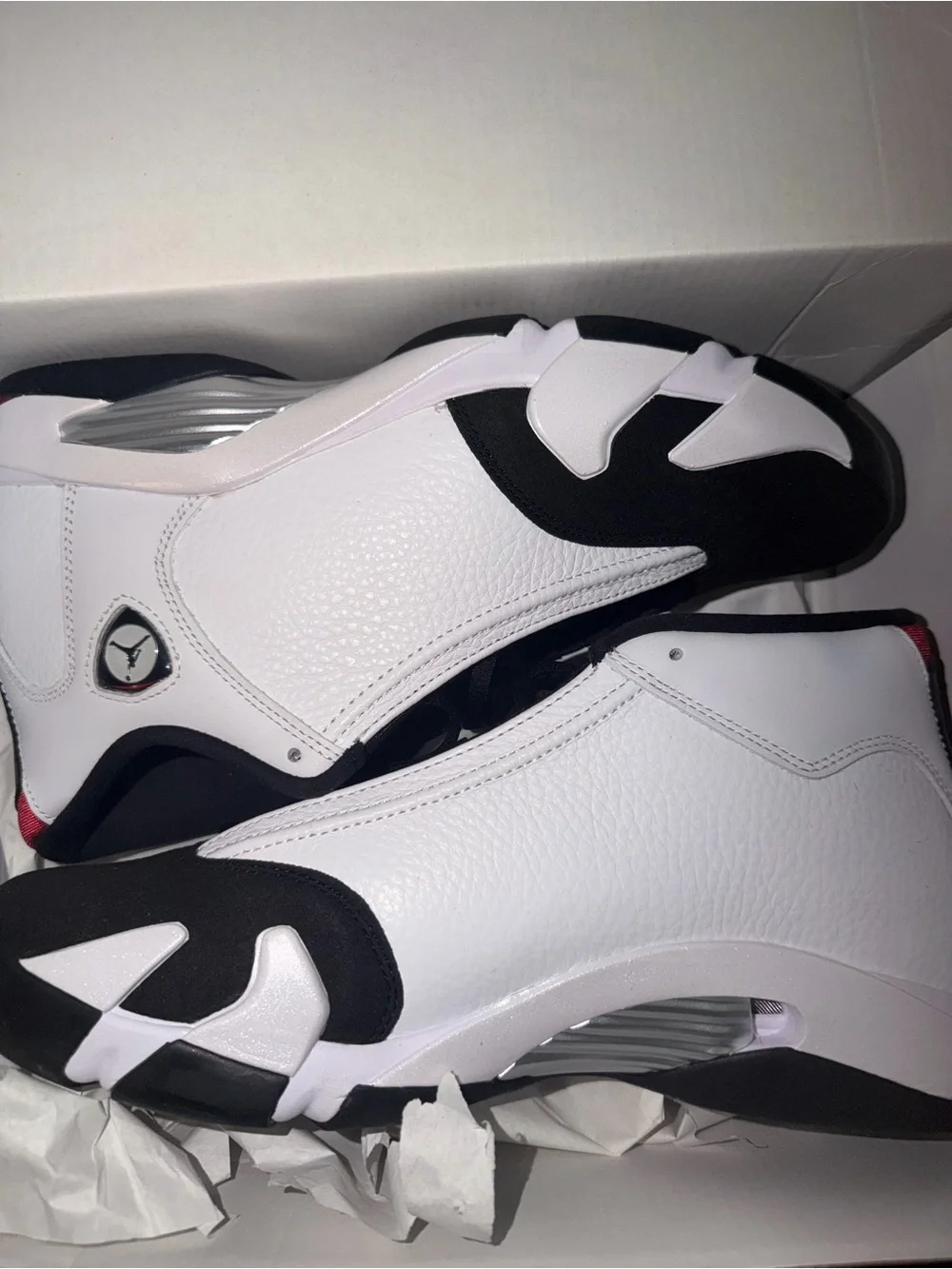 Nike Jordan Shoe Boxes with Red Jumpman Logos